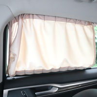 ผ้าม่านรถอลูมิเนียมอัลลอยด์ Auto Windows Curtain Car-Styling 2ชิ้นเซ็ต Sun Visor Blinds Cover Car Side Window Sunshade Curtains