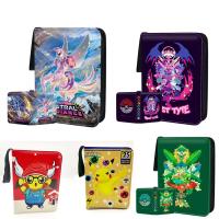 【LZ】 New 200-400 Pcs Pikachu Photo Album Notebook Pokemon Playing Card Map Display Binder GX VMAX Letters Protector Cards Book Folder