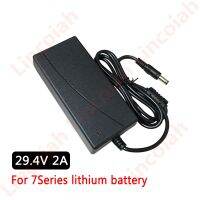 54632aj 1PCS 100V-240V 29.4V 2A 18650 lithium battery charger 24V 25.2V 25.9V 29.4V Volt power adapter 29.4 V 2 A 7S lithium battery