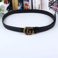 Swin Reday Stock Retro PU Leather Women Letter Pattern Retro Leather Belt