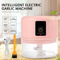 เครื่องบดไฟฟ้าอัจฉริยะ เครื่องบดเครื่องตัด เครื่องหั่น 360 องศา รุ่น Intelligent Electric Garlic Machine Garlic Cut-13sep-J1