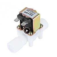 Plastic Solenoid Valve 12V 24V 220V PP N/C Magnetic Washing Machine Dispenser Valves Water Pneumatic Pressure Controller Switch