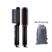 ☌✒ Electric Womens Hair Straightening Brush Electrical Curler Brushes For Hair Rotating Hot Comb Straightener For Wig