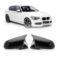 1 Pair Car Rear View Mirror Cover Cap Carbon Fiber Mirror Cover Trim for F20 F22 F30 F31 F32 F33 F36 F34 F35 Side