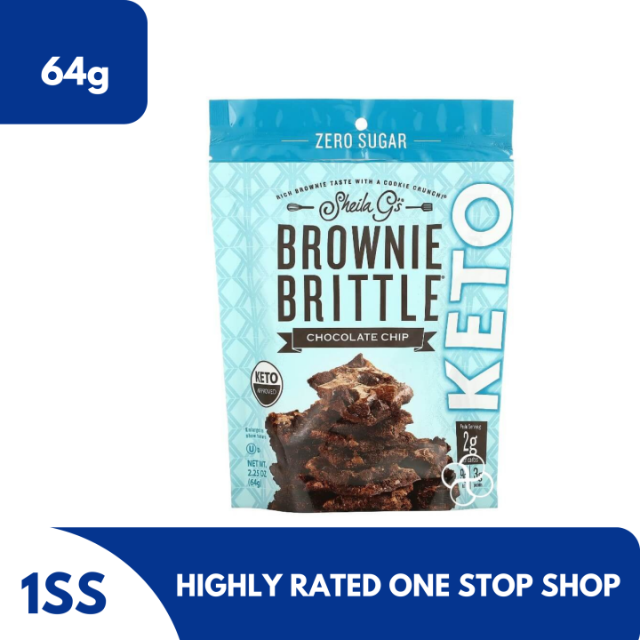 Sheila G's Brownie Brittle Keto Chocolate Chip, 64g Lazada PH