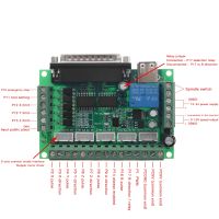 เครื่องแกะสลัก MACH3เบรคเอาท์บอร์ด CNC แบบ5แกนพร้อมข้อต่อออปติคอลสำหรับสเต็ปเปอร์มอเตอร์42/57สเต็ปเปอร์ TB6600 DM542 DM556 DM860H วงจรไฟฟ้า-ชิ้นส่วน