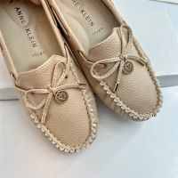 American light luxury product P Doudou shoes [specially expensive bowknot loafers] gentle and light large size flat shoes 【QYUE】