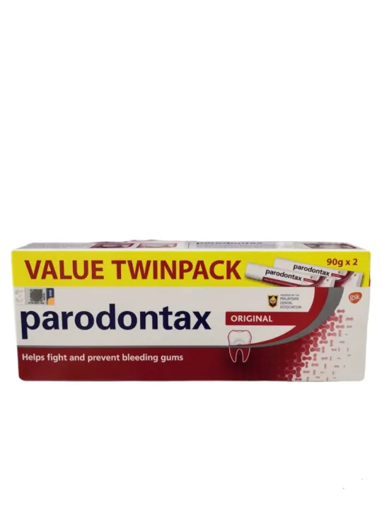 PARODONTAX TOOTHPASTE 90G ORIGINAL TWIN PACK [EXP 4/2024] Lazada
