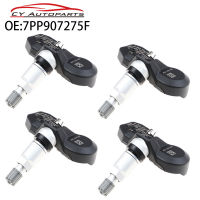 4PCS ใหม่ TPMS ระบบตรวจสอบความดันยาง Sensor สำหรับ Audi A4 A6 A8 Q7 R8 Volkswagen 7PP-907-275F 433เมกะเฮิร์ตซ์