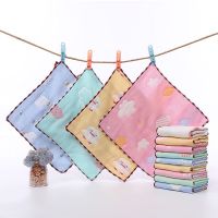 【cw】 1pcs Handkerchief Cotton Baby Six layer Small Hand Gauze Saliva Toiletries