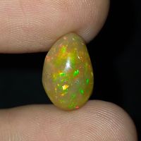 พลอย โอปอล เอธิโอเปีย ธรรมชาติ แท้ ( Natural Opal Ethiopia ) หนัก 3.26 กะรัต