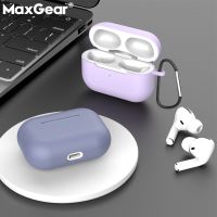 ۞ Soft Silicone Earphone Cases For Apple Airpods Pro Cute Candy Color Cover Air Pods Luxury Protection Accessories With Keychain