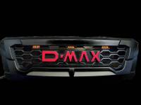 หน้ากะจังตัวแต่ง d max ปี 2016-2019 มีไฟบาร์ 3 เม็ด อุปกรณ์ตกแต่งรถยนต์ กระจังหน้า &amp; กตัวบังกระจังหน้า* **จบในร้านเดียว**