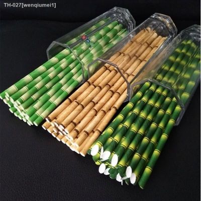 ❡ 25Pcs Panda Bamboo Paper Straws Birthday Party Wedding Decoration Straw Disposable Paper Drinking Straw Baby Shower