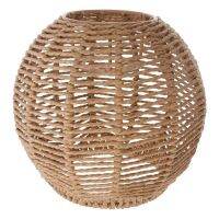 5X Rattan Lamp Cover Handmade Woven Chandelier Retro Lampshade Homestay Lampshade Decorative Chandelier