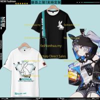 2023 New2023ใหม่อะนิเมะ Honkai Impact 3 Bronia T เสื้อผู้ชายแฟชั่นผู้หญิงหลวม3D พิมพ์แขนสั้น T Unisex Casual Top คอสเพลย์