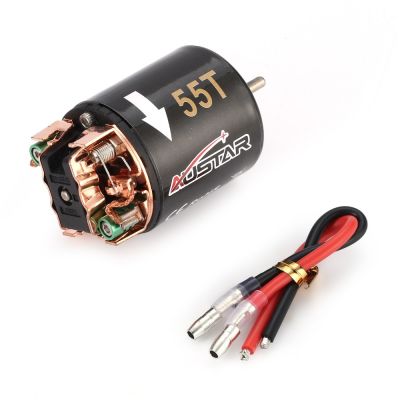AUSTAR 540 55T Brushed Motor for 1/10 Axial SCX10 RC4WD D90 Crawler Climbing RC Remote Control Car Model Spare Parts  Power Points  Switches Savers