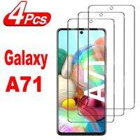 4Pcs Tempered Glass For Samsung Galaxy A71 A72 A73 A74 A54 A34 A14 A33 A22 A53 A52 A52S S20FE 5G Screen Protector Glass Film