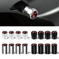 ♝ 4pcs Metal GT Badges Car Wheel Tire Valve Stem Caps Covers Auto Accessories For BMW Mercedes Benz AMG Ford Mustang Kia Peugeot