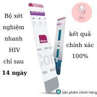 HN Que xét nghiệm nhanh HIV 14 ngày Alere Combo lấy máu đầu ngón tay chính thumbnail