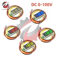 ☊✷ Mini 0.28 Inch DC 0-100V 0.28 quot; 3 Wires LED Display Digital Voltmeter Blue Red Green Yellow Whtie Voltage Meter Tester