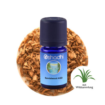 Oshadhi Sandalwood AGD Essential Oil น้ำมันหอมระเหย (3 ml)
