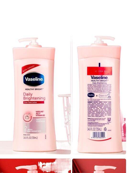 Bonded direct delivery Vaseline Niacinamide Whitening Moisturizing Body Lotion Chicken Skin