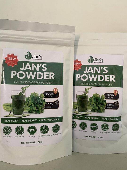 Jan's Celery powder pure organic Lazada PH