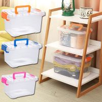 Transparent Storage Box For Toys Plastic Storage Containers Makeup Organizer Container Desk Organizer Household Products