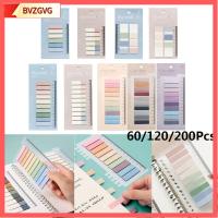 BVZGVG 60/120/200pcs DIY ความแปลกใหม่ แถบแท็บ ธงดัชนี ฉลาก อุปกรณ์สำนักงาน ใบหลวม โน้ต แผ่นบันทึก สติกเกอร์ Paster