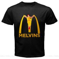 THE MELVINS BAND Tshirt ผ้าฝ้ายสีดำเสื้อยืดผู้ชายของขวัญวันเกิดเสื้อยืดขนาด5XL 6XL