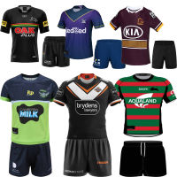 2021 Penrith Panthers Sydney Rabbitohs Brisbane Broncos Canberra Raiders Wests Tigers Kids Home Rugby Jersey Sport Shirt