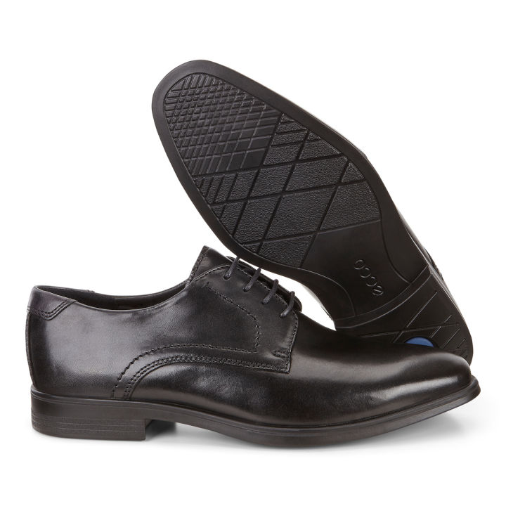 ecco-melbourne-black-m-รองเท้าผู้ชาย