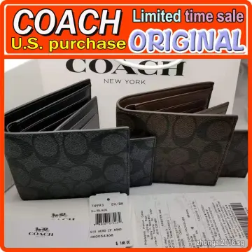 Coach wallet store men price