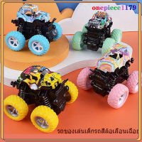 รถของเล่นเด็ก รถเฉื่อยขับเคลื่อนสี่ล้อ มเดลรถออฟโรด สีรุ้ง รถของเล่น Big Wheel 4X4 Big Foot ล้อใหญ่ หมุนได้ 360 องศา SUVs car(368)