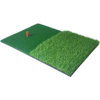 Golf Practice Mat Artificial Lawn Nylon Grass Rubber Tee Backyard Outdoor Golf Hitting Mat Durable Training Pad 40X60cm