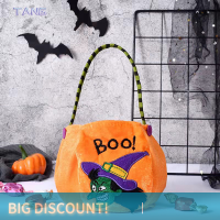 ?【Lowest price】TANG 2022 Halloween Candy BAG haloween pumpkin Witch กระเป๋าถือแมวสีดำ Trick or treat