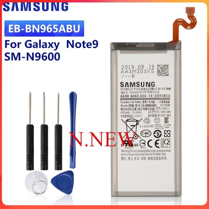แบตเตอรี่เดิมสำหรับ-samsung-galaxy-note-9-sm-n960f-n9600-n960u-n960n-n960w-เปลี่ยน-eb-bn965abu-โทรศัพท์-battery-note9-4000mah