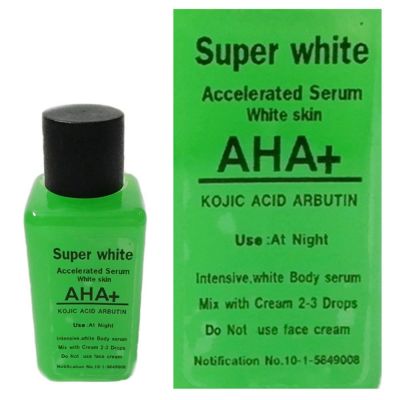 เซรั่มเร่งผิวขาว Super White AHA+
