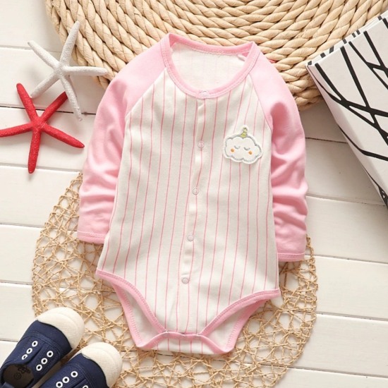 Bodysuit dài tay xuất dư cho bé từ 0 đến 12 tháng, mặc thu đông - ảnh sản phẩm 3