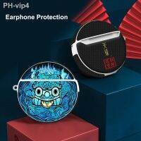 Bluetooth Hoofdtelefoon Cover for Huawei Freebuds 3 Earphone Set Bag Voor Freebuds3 Soft Plastic Crane Painting Beschermen Case