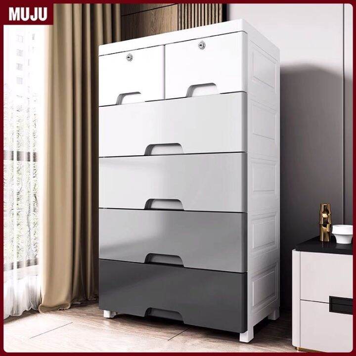 MUJU Nordic Durabox Drawer Baby Clothes Storage Box For Toy