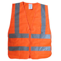 ⚠️⚠️⚠️ เสื้อกั๊กสะท้อนแสง สีส้ม BEST ONE รุ่น127 เสื้อกั๊กสีส้ม เสื้อจราจร เสื้อสะท้อนแสง เสื้อกั๊กติดแถบสะท้อนแสง