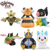 ๑✉ hrgrgrgregre Série Pokémon Brinquedo De Pelúcia Boneca Anime Monstro Bolso Glaceon Dusknoir Vespiquen Chatot Rotom Pachirisu