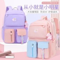 【Hot Sale】 New schoolbag primary school students girls grades 1 3 6 princess girls lightweight childrens spine protection burden-reducing backpacks