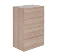 Chest of 4 drawers,wood pattern size 59x39x89 cm.