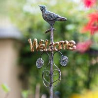 【การจัดส่งในประเทศไทย】ศิลปะเหล็ก ป้ายต้อนรับ ประดับสวน Welcome Mark Garden Decoration