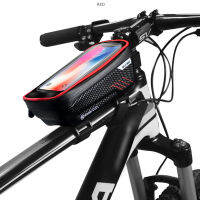 Bicycle Bags Frame Waterproof Bike Bag Cycling Bags Rainproof Touchscreen Phone Case Bicycle Top Tube Handlebar Bike Accessories