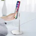 Choseal ฐานวางโทรศัพท์ Phone Stand Angle Height Adjustable Tablet Stand on Desk Aluminum Metal Phone Holder For iPhone 12 Pro Max 11 11Pro Max, iPad Air, Samsung Galaxy S20 S10, Nintendo Switch, Xiaomi, LG, Huawei, ASUS, VIVO, OPPO. 