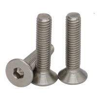 M3x30 M3x30 M3x50 M3x50 M3x55 M3x55 M3x60 M3x60 304 Stainless Steel DIN7991 Bolt Hex Hexagon Socket Flat Countersunk Head Screw